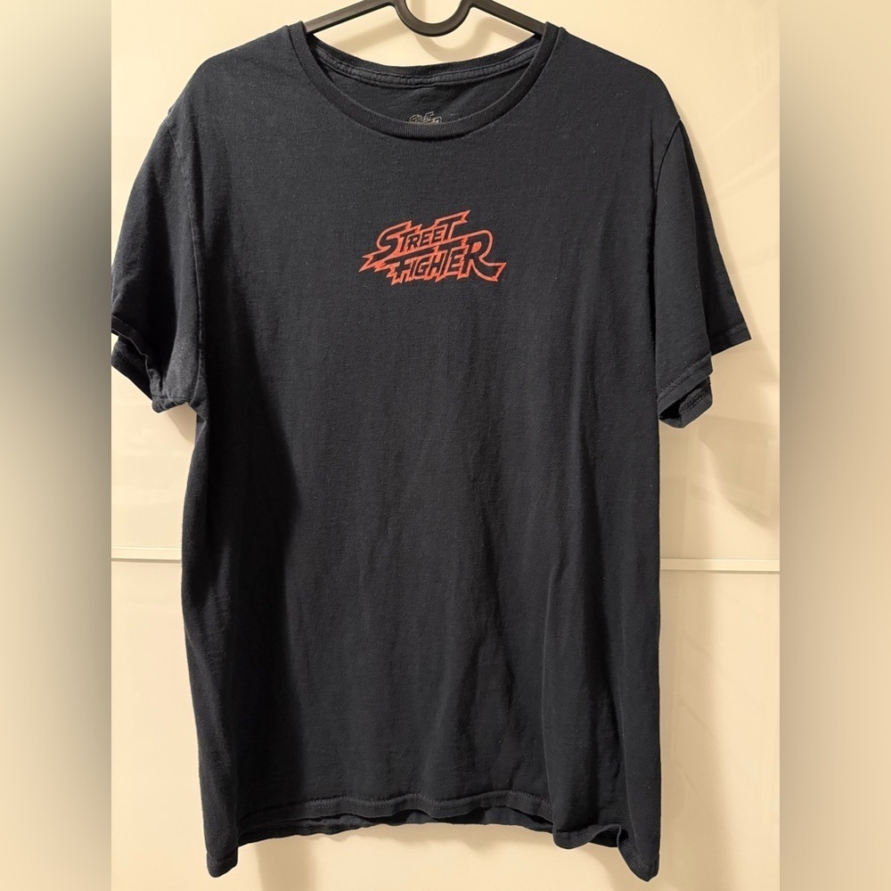 Vintage Street Fighter Graphic Tee - Black - Picture 2 of 4